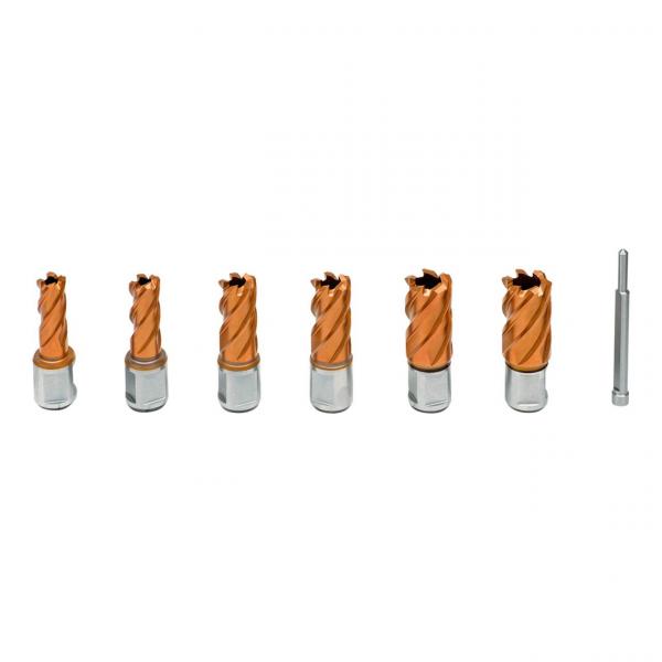 Bernardo HSS-Vario PLUS Kernbohrer-Set KBK, 13 - 22 mm, Bohrtiefe 30 mm